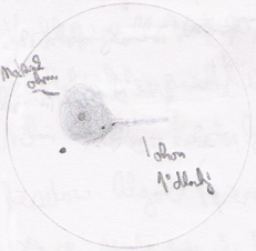 Kometa C/2001 Q2 Machholz v reflektoru 96/400mm